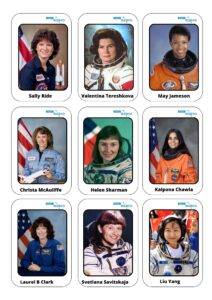 20230707_Vrouwen in de ruimte_Steekkaartjes 2 astronauten_ESERO Be_VL