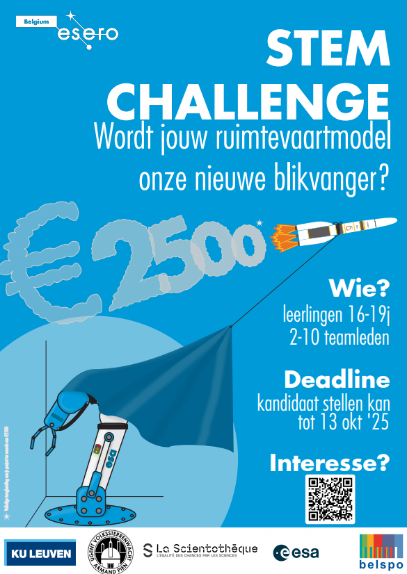 ESERO belgium_stemchallenge_affiche