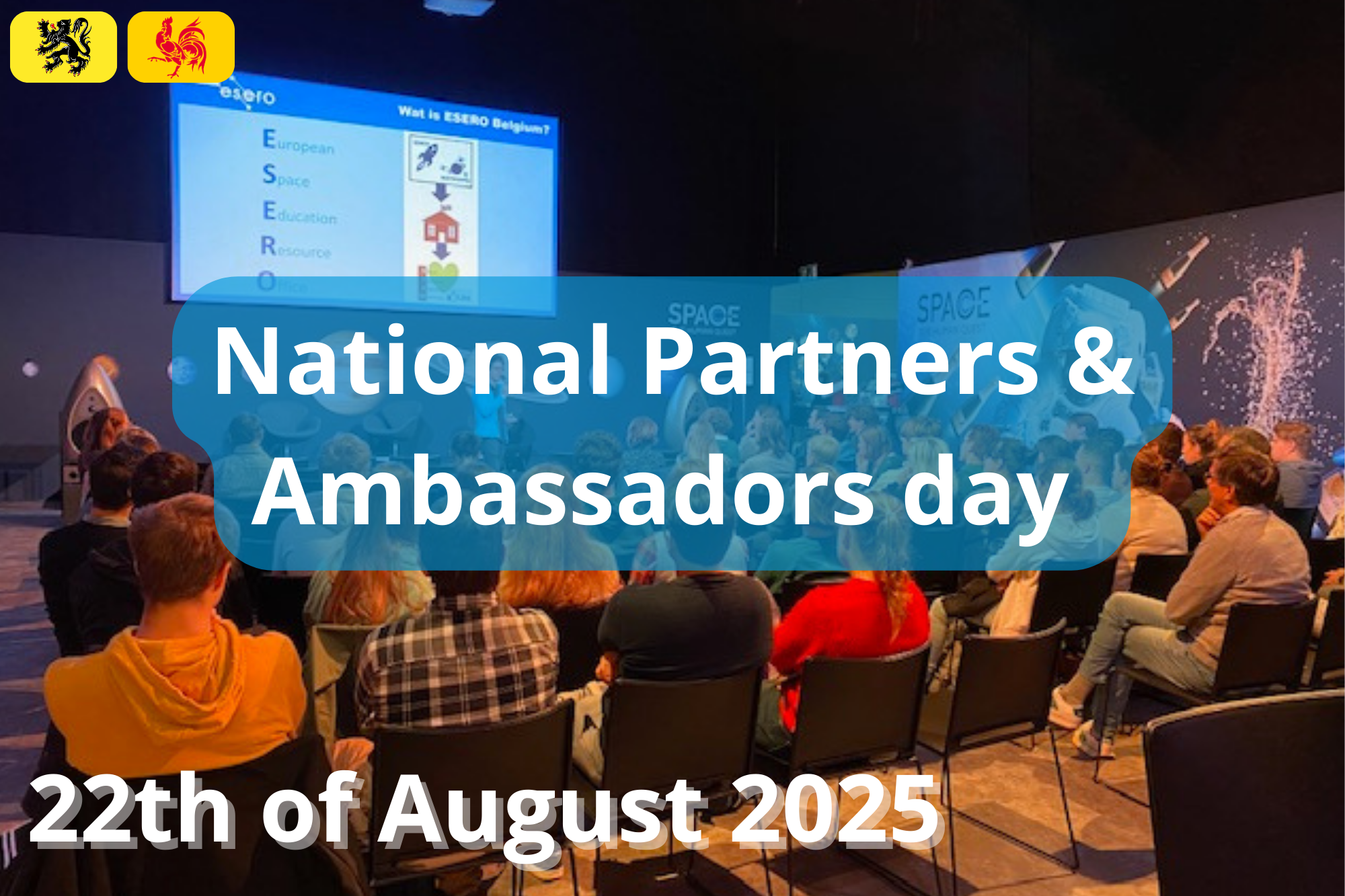 ESERO Belgium event National Partners and Ambassadors Day