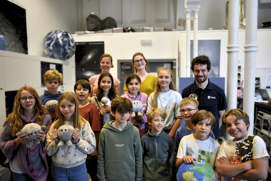 ESERO Belgium nieuws zomerkamp Volkssterrenwacht Armand Pien DAG 1
