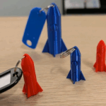 Moon Camp porte clé 3D-Barbara