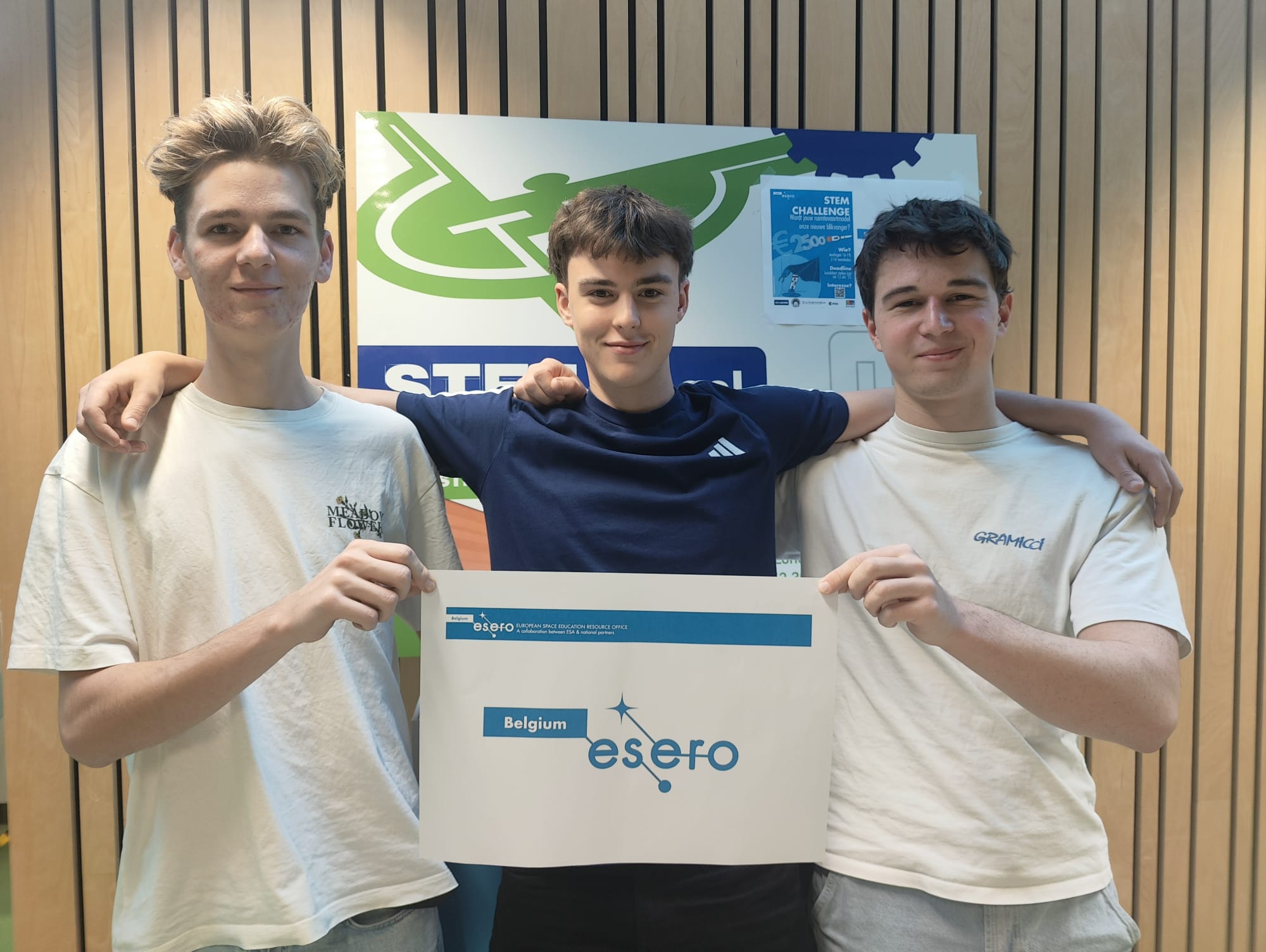 teamfoto GTIL STEM-challenge ruimtevaartmodel