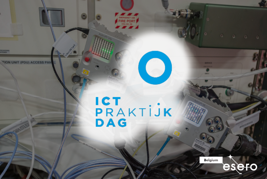 ESERO Belgium op de ICT-praktijkdag in Leuven