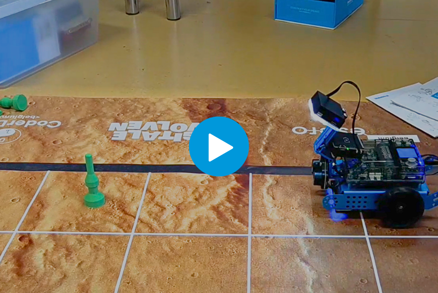 ESERO Belgium workshop Coderdojo marsrover ESERO Belgium preview workshop Marsrover Coderdojo