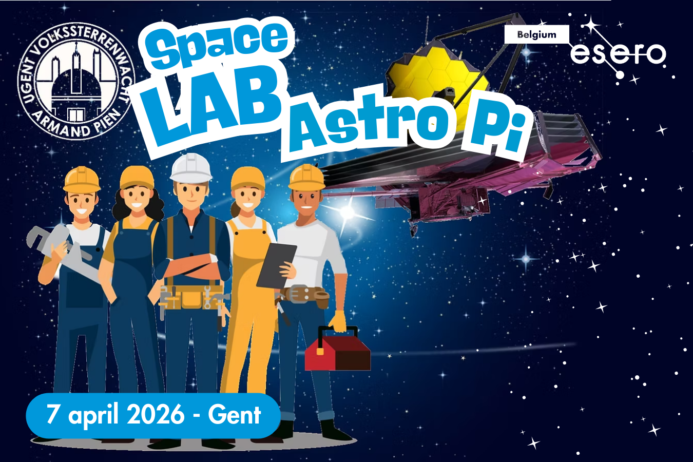 ESERO Belgium workshops & events – Space Lab Astro Pi 2026